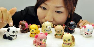 日本推出微型機器寵物玩具